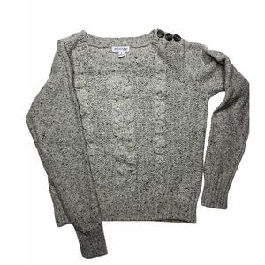 ST. Johns Bay Knit Sweater SZ S Gray